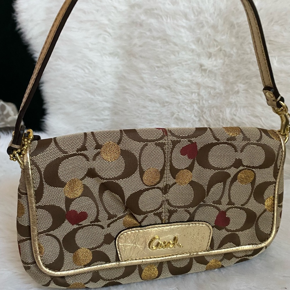 COACH SECRET ADMIRER LARGE FLAP WRISTLET WALLET 46934 - Picture 8 of 15